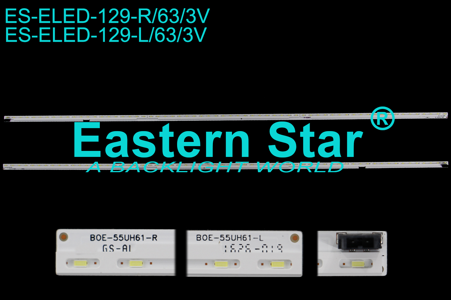 ES-ELED-129 ELED/EDGE TV backlight use for Lg 55" 55UH61-R  G1R2C92  c2  55UH61-L   G113C92  d2 led strips(2) ORIGINAL STOCK