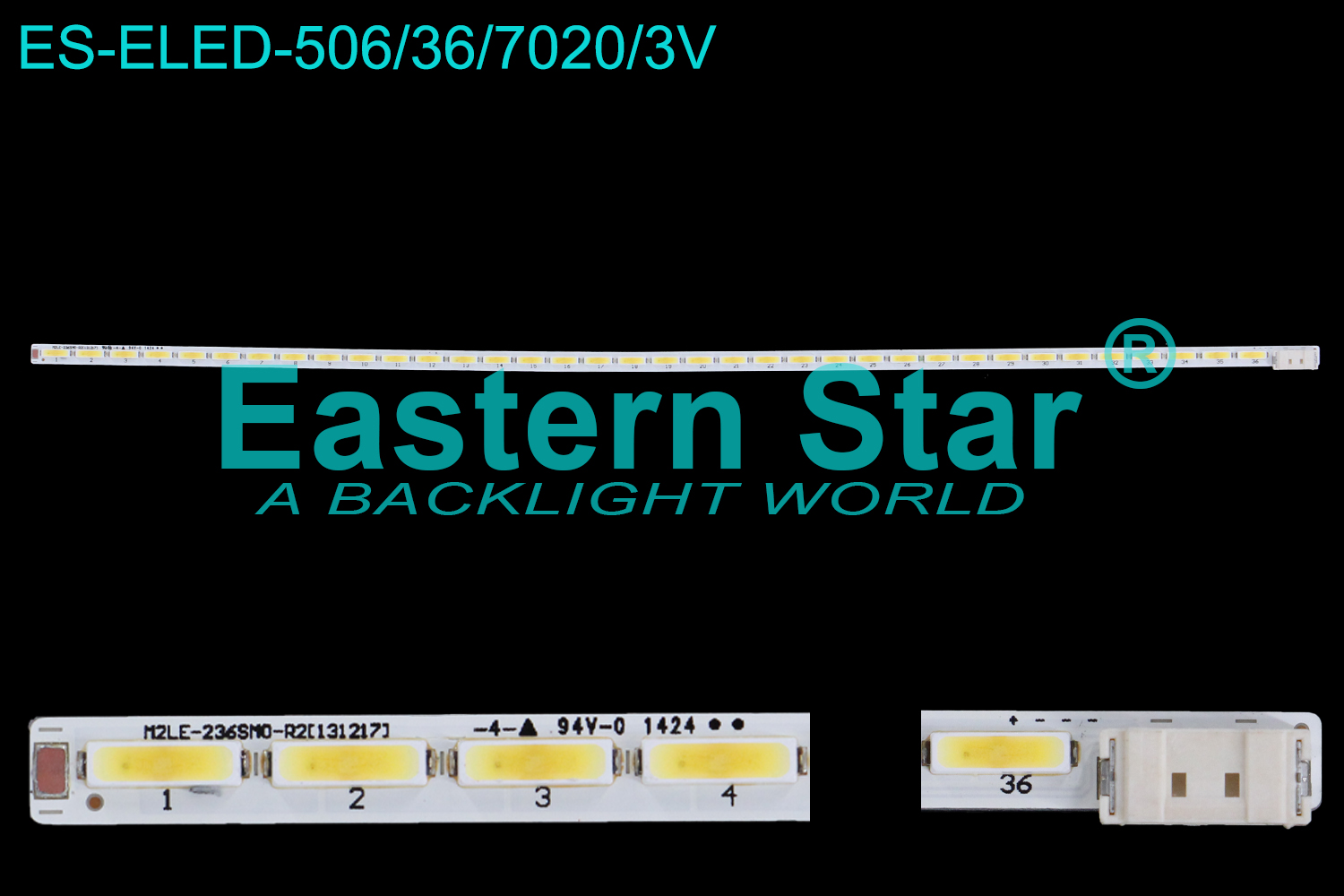 ES-ELED-506 ELED/EDGE TV backlight use for 24''  Samsung LT24D391EW/EN M2LE-236SM0-R2[131217] LED STRIPS(1)