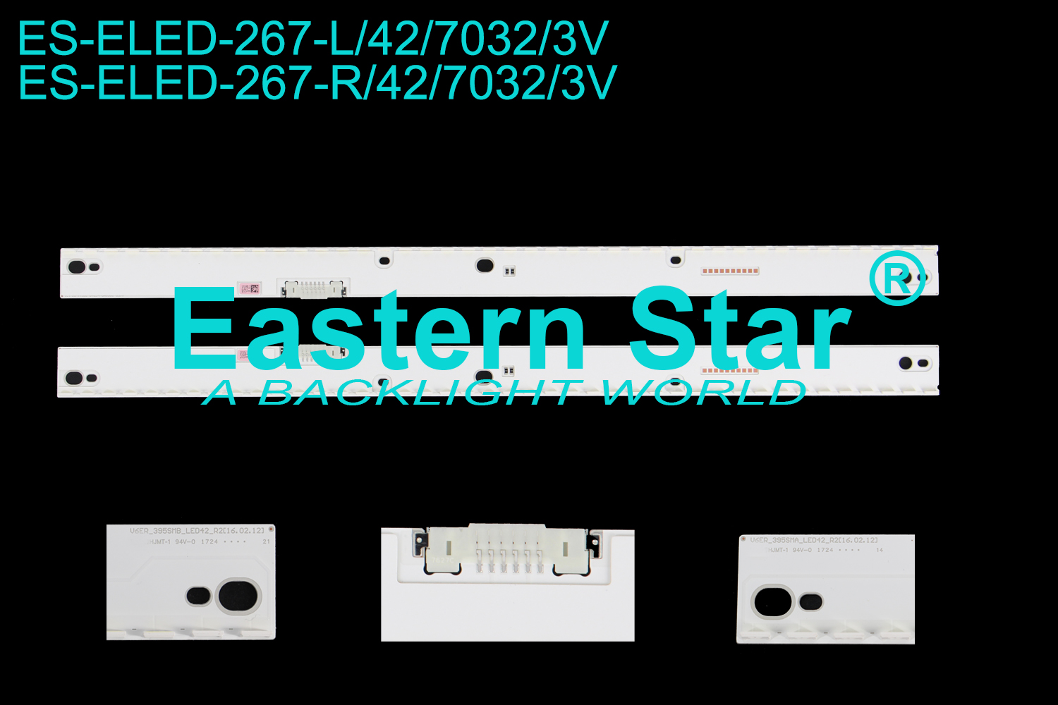 ES-ELED-267 ELED/EDGE TV backlight use for Samsung 40'' 42LEDs BN96-39627A V6ER_395SMA_LED42_R2[16.02.12] BN96-39628A V6ER_395SMB_LED42_R2[16.02.12]LED STRIPS(2)