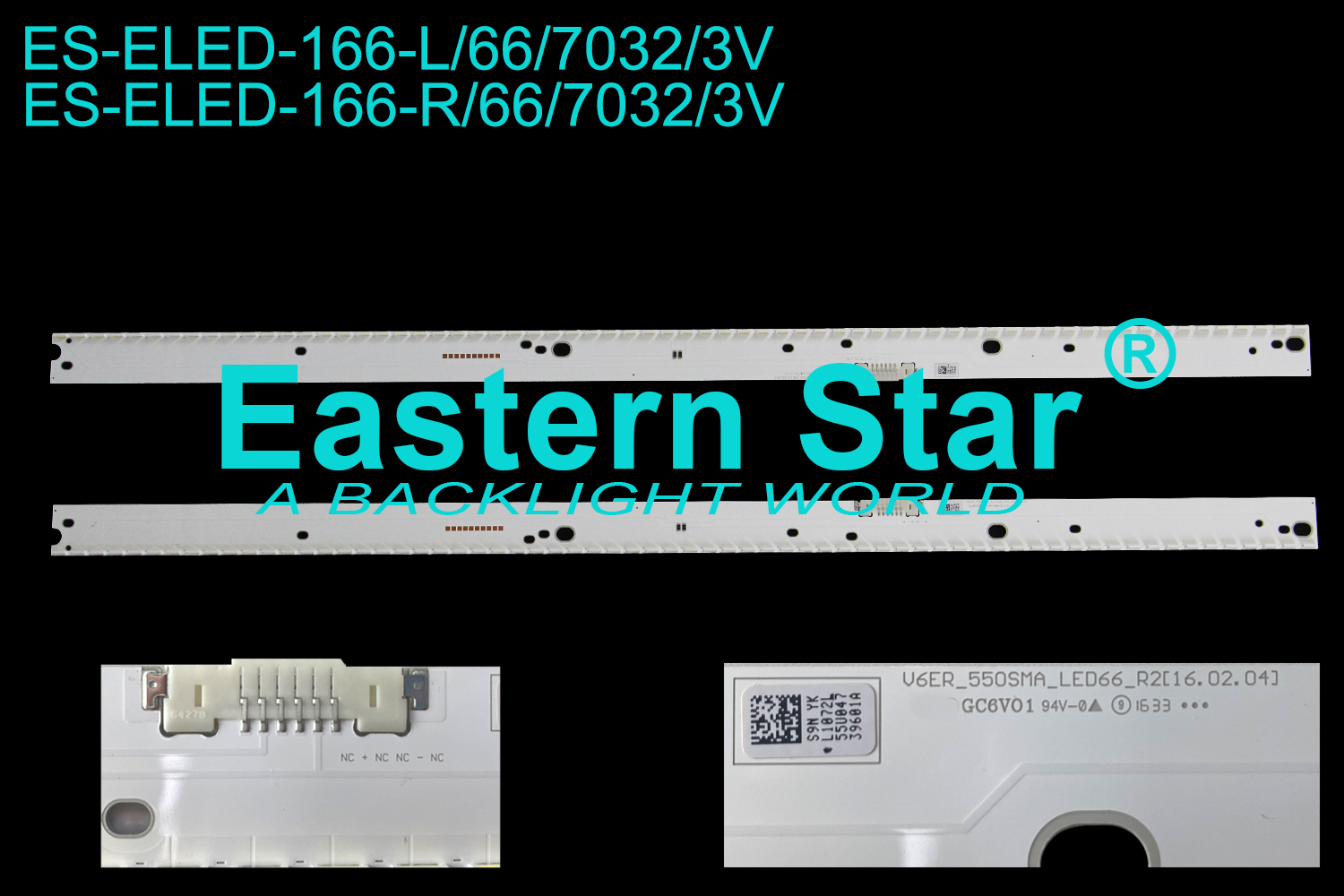 ES-ELED-166 ELED/EDGE TV backlight use for Samsung 55'' 66LEDs V6ER_550SMB_LED66_R2[16.02.04] LED STRIPS(2)