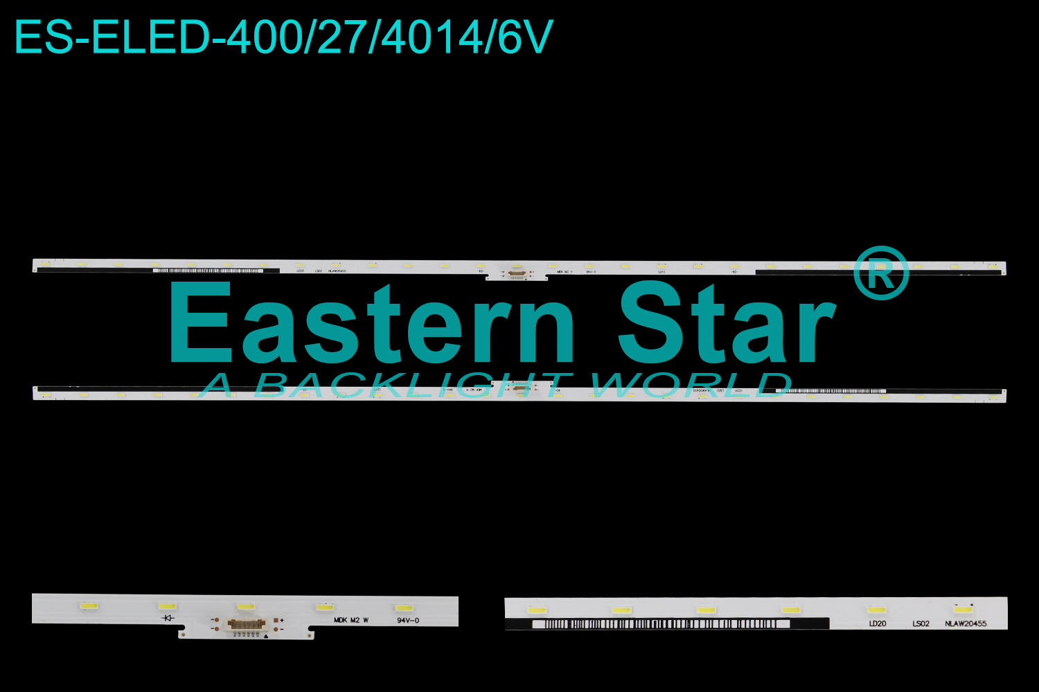 ES-ELED-400 ELED/EDGE TV backlight use for 43'' Panasonic KDL-43WE755 E_R711110344L43F00212NJ NLAW20455  LED STRIPS(2)
