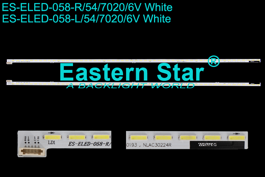 ES-ELED-058 ELED/EDGE TV backlight use for 47'' Sony KDL-47W850A  47W804 NLAC30224L 3071701-139-0193  NLAC30224R 3071701-139-0193 LED STRIPS(2)