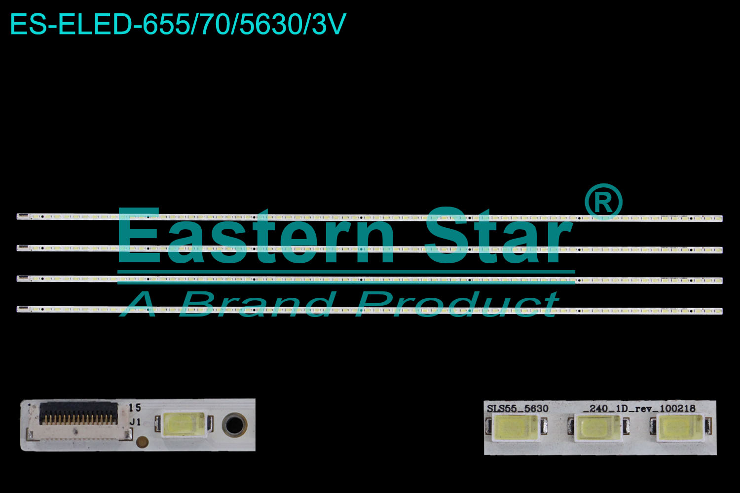 ES-ELED-655 ELED/EDGE TV backlight use for 55'' Sony KDL-55EX710  SLS55_5630_240_1D_rev_100218, LJ64-02437A, LJ64-02438A  LED STRIPS(4)