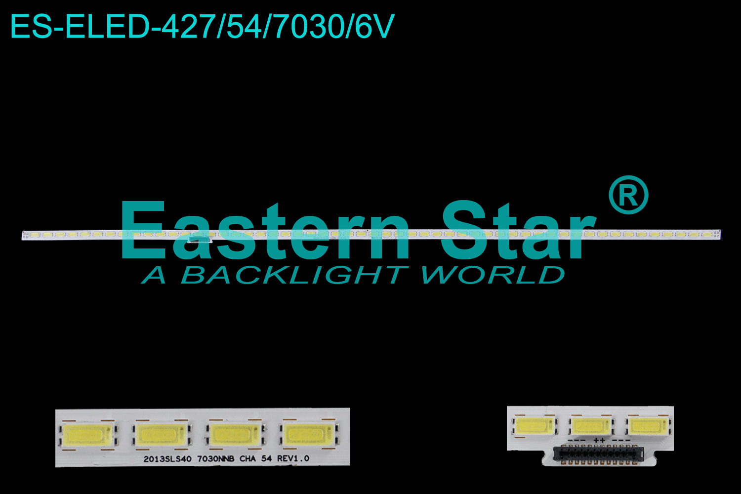ES-ELED-427 ELED/EDGE TV backlight use for 40'' Samsung LTA400HF31/Philips 40PFL4418 ,A40-LB-8376 2013SLS40 7030NNB CHA 54 REV1.0 LED STRIPS(1)