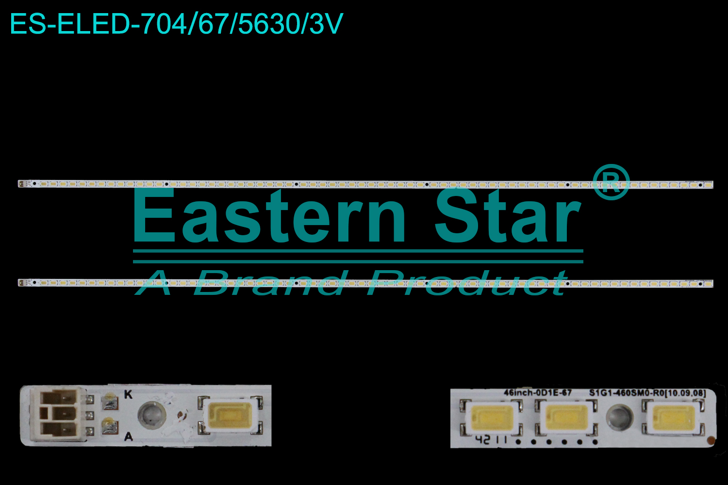 ES-ELED-704 ELED/EDGE TV backlight use for 46'' Sony  KDL-46EX520 46inch-0D1E-67 S1G1-460SM0-R0 , LJ64-02858A  LED STRIPS(2)