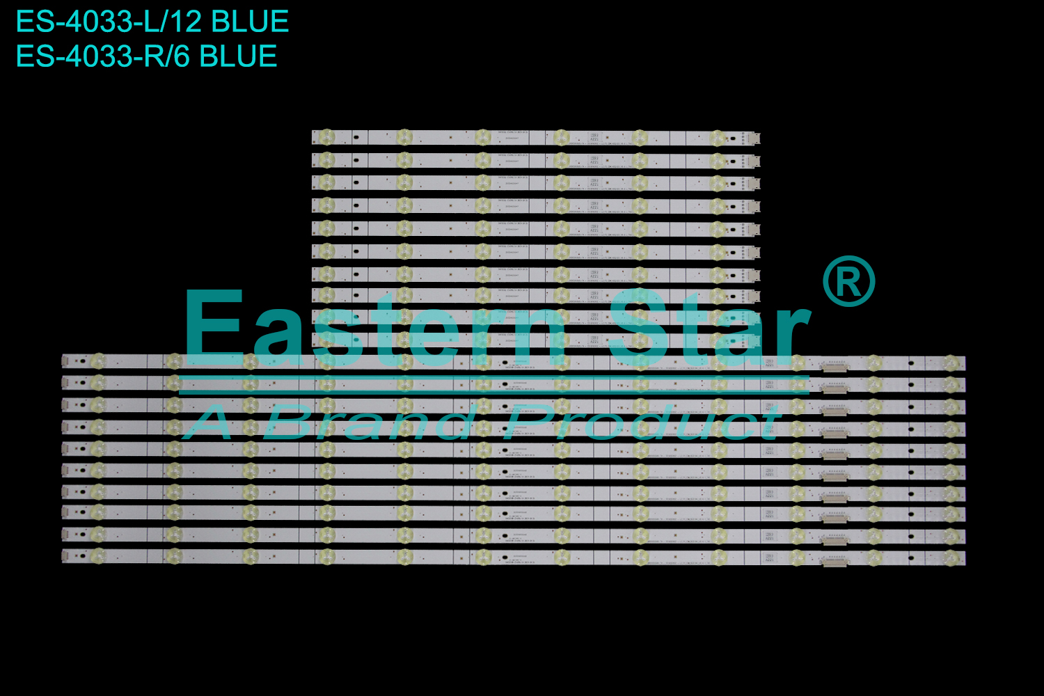 ES-4033 LED TV Backlight use for 65" Hisense 65H8G, 65Q7 SH65D18L-ZC42AG-14,SH65D18R-ZC42AG-14, JHD650X3U81-TA-2019092602, LB65085 V0, LB65085 V1,  303SH650047, 303SH650048 LED STRIP(20)