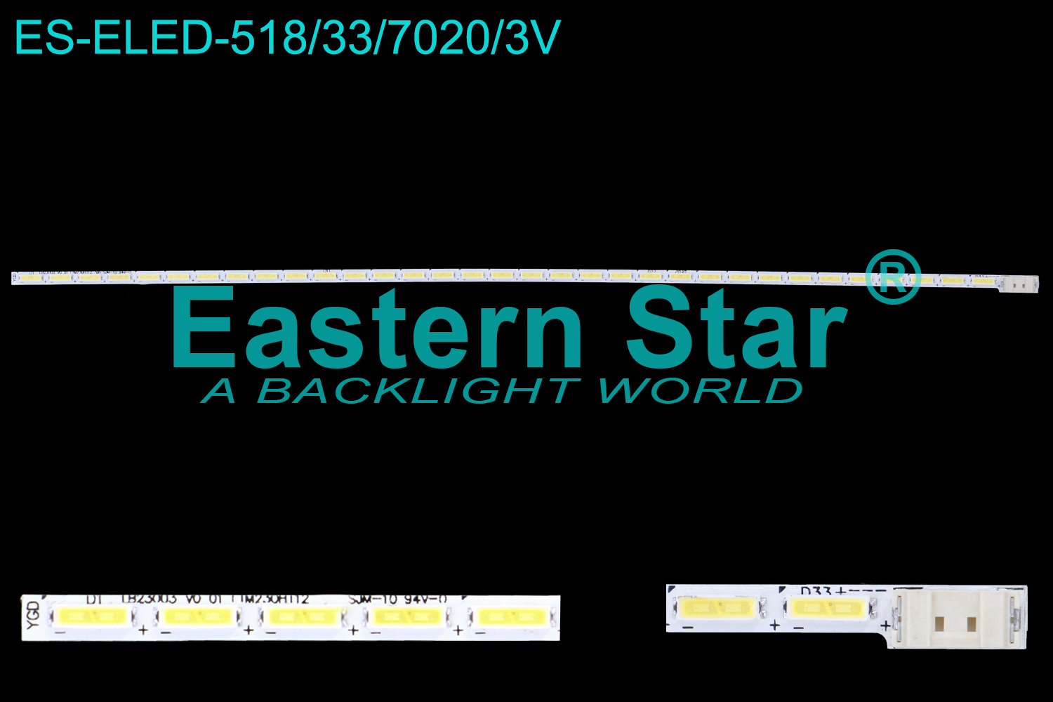 ES-ELED-518 ELED/EDGE TV backlight use for 23'' LB23003 V0 01 M230 LED STRIPS(1)