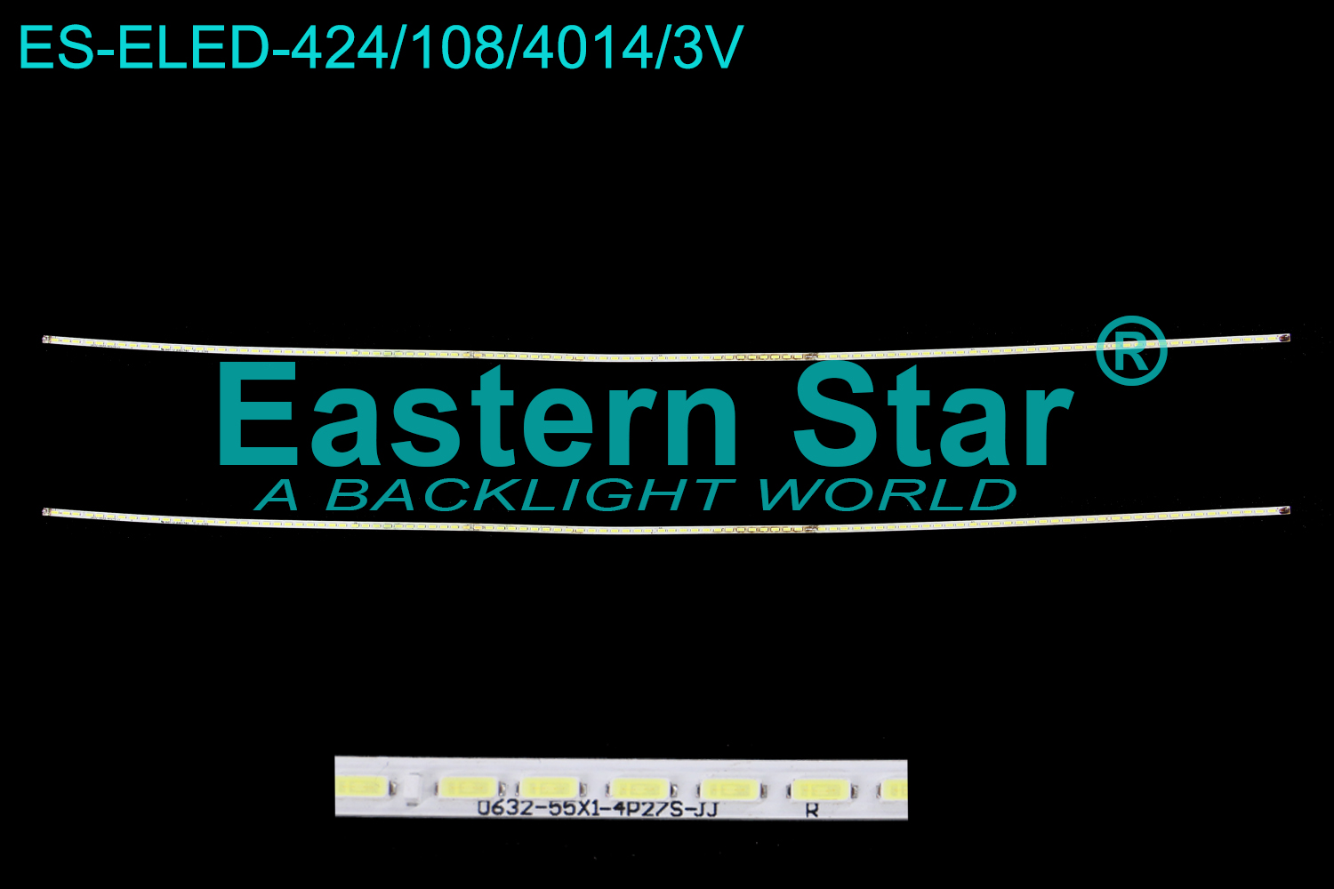 ES-ELED-424 ELED/EDGE TV backlight use for 55'' 0632-55X1-4P27S-JJ LED STRIPS(2)
