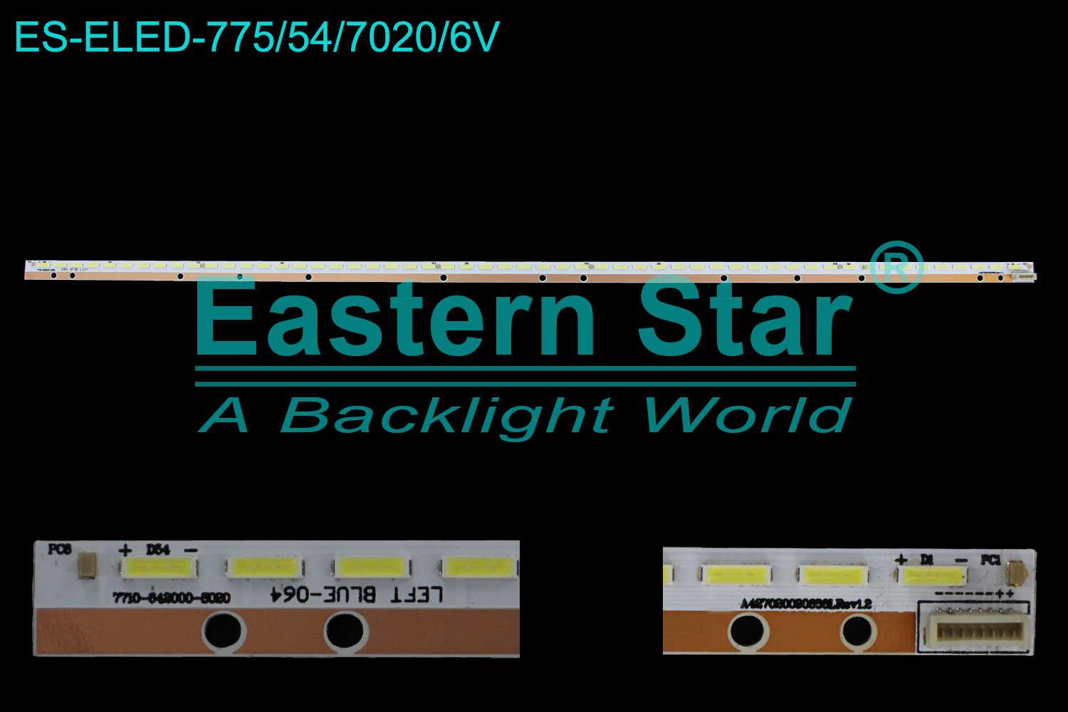 ES-ELED-775 ELED/EDGE TV backlight use for 42'' Skyworth 42K1TY 42K1Y  7710-642000-S020, MK1555-R4204S00-01, A427020090636LREV1.2 LED STRIPS(1)
