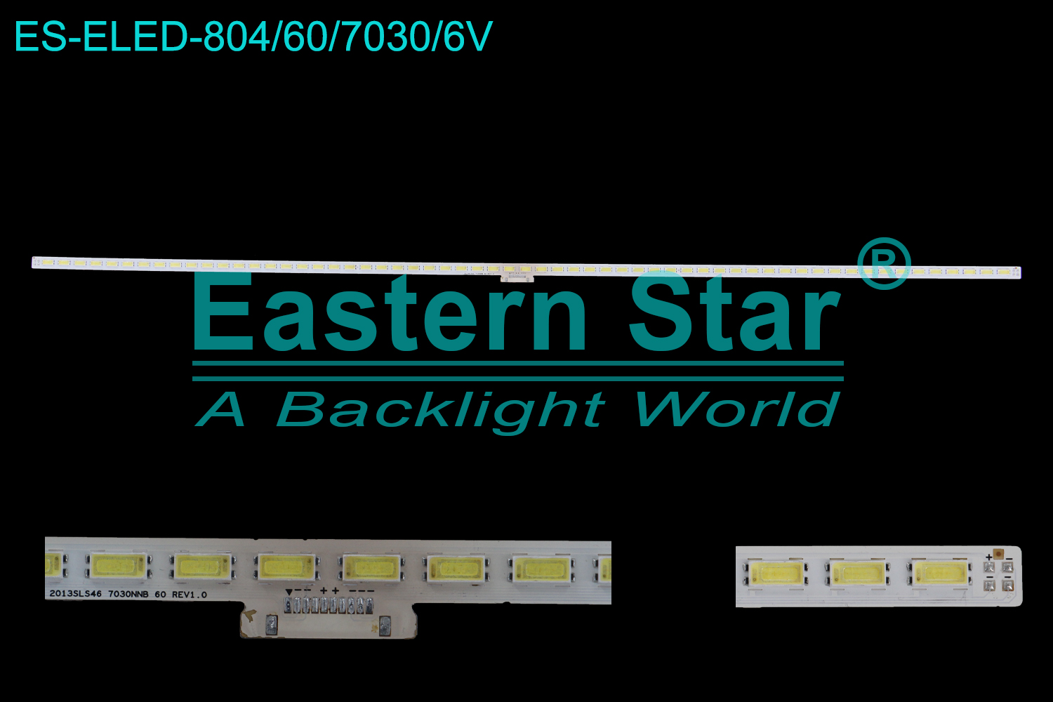 ES-ELED-804 ELED/EDGE TV backlight use for 46'' Philips 46PFL4308K/12 2013sls46 7030NNB 60 REV1.0 LED STRIPS(1)