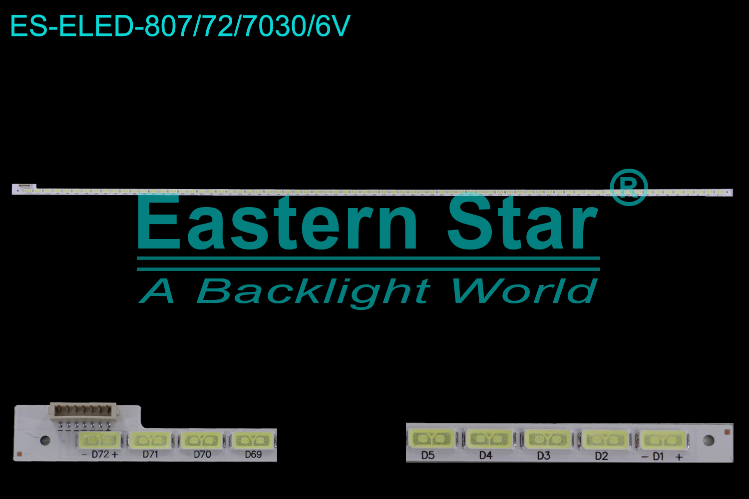 ES-ELED-807 ELED/EDGE TV backlight use for 46'' Haier LE46A390P 	015B8000B080036840  LED STRIPS(1)
