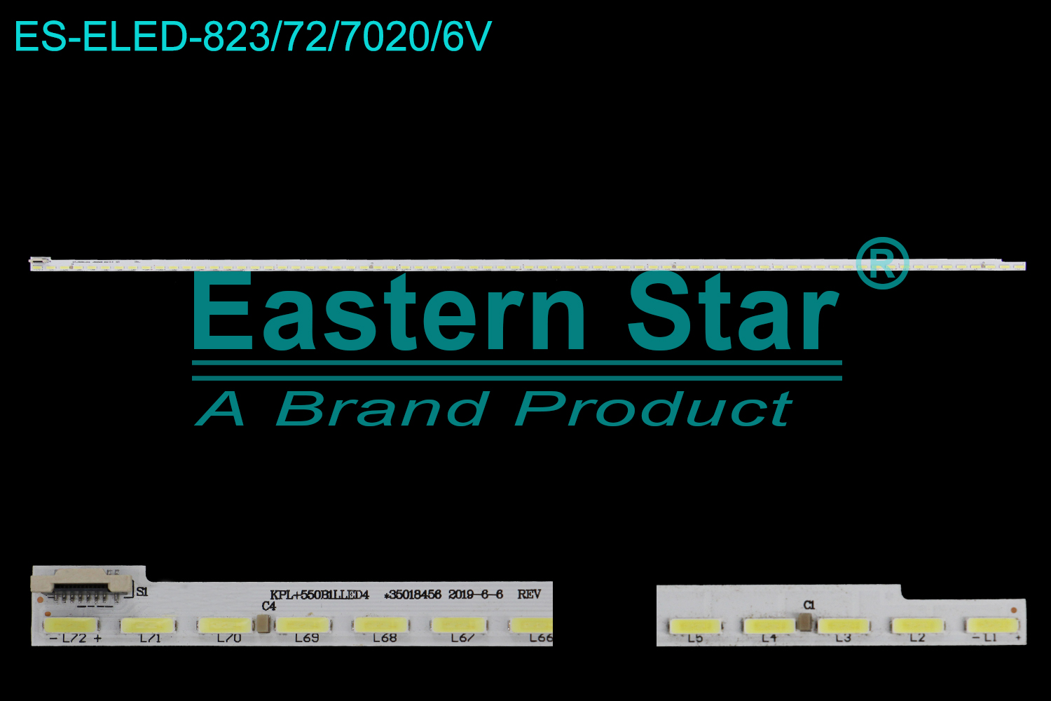 ES-ELED-823 ELED/EDGE TV backlight use for 55'' Konka  KPL-550B1LED4 35018458 35018456 37024119 2019-6-6 TV LED BAR(1)