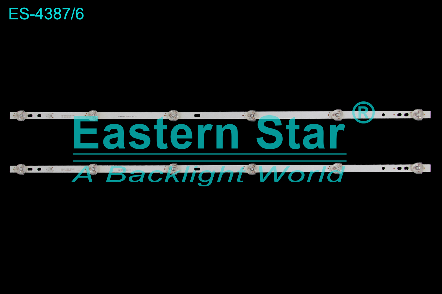 ES-4387 LED TV Backlight use for 31.5" 2201-MH31528-0601BV1 1H91-320B0060011  TV LED BAR(2)
