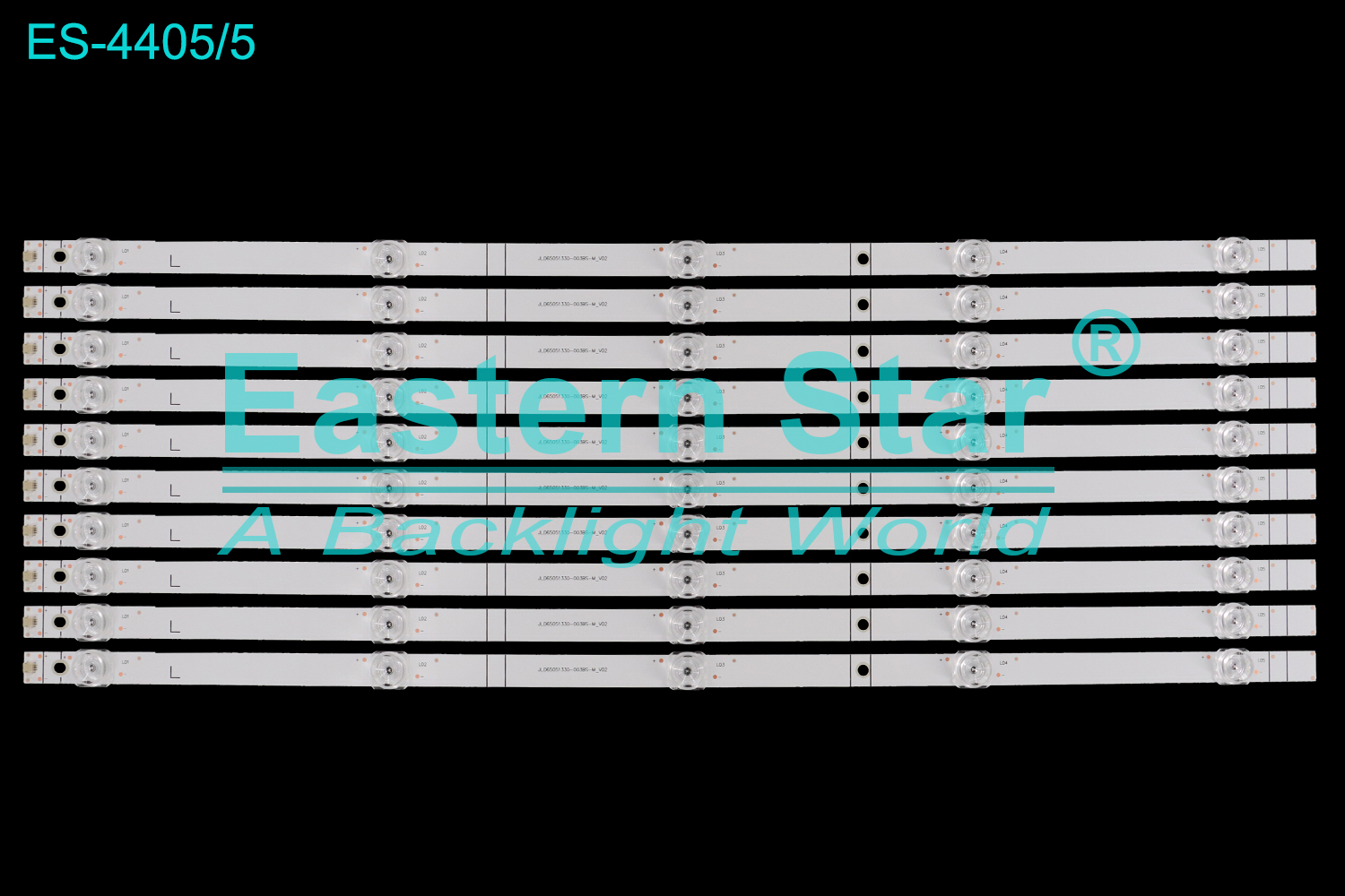 ES-4405 LED TV Backlight use for 65" Hisense HZ65A52,HZ65A55,H65E3A,65V1A-J JL.D65051330-003BS-M_V02 TV LED BAR(10)