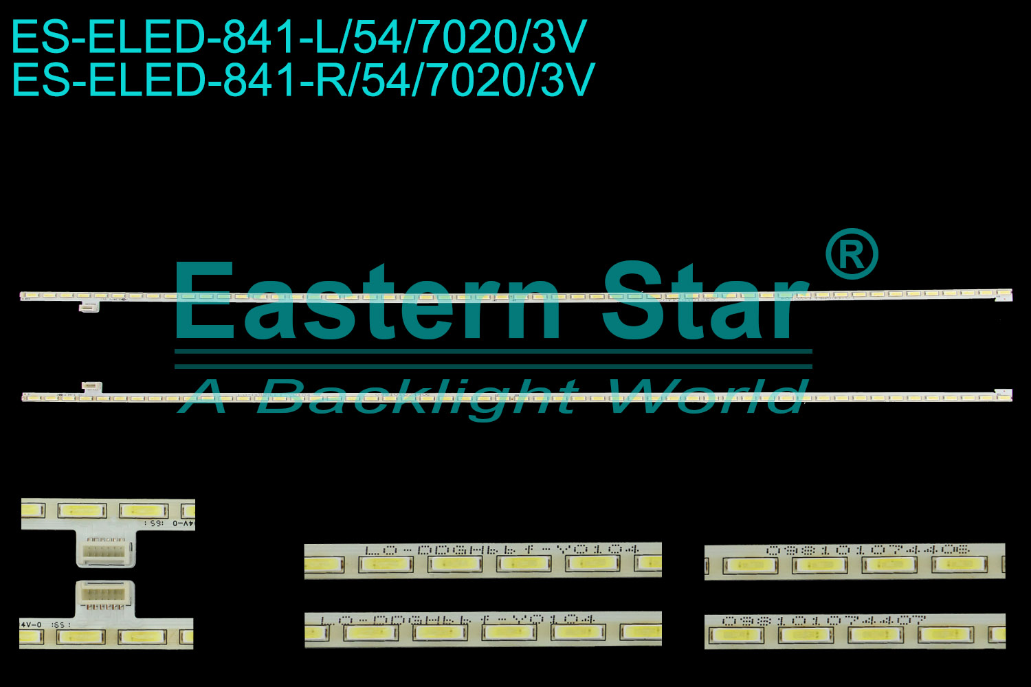 ES-ELED-841 ELED/EDGE TV backlight use for 48'' Xiaomi  L48M3-AF 098101074406, 098101074407, 1812-0400-4280 LED BACKLIGHT KITS(2)