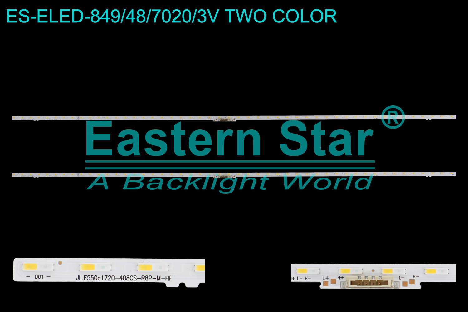 ES-ELED-849 ELED/EDGE TV backlight use for 55'' Samsung  JL.E550q1720-408CS-R8P-M-HF E493461 HZ 23022 MLQ 59 LED BACKLIGHT KITS(2)