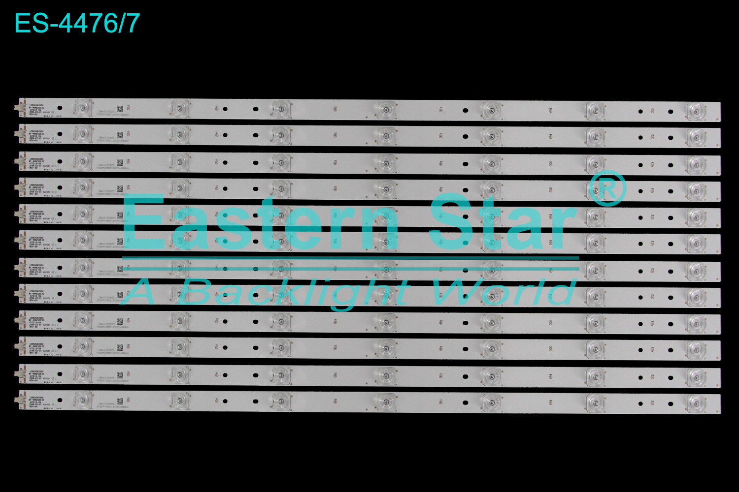 ES-4476 LED TV Backlight use for 65" Konka  LED65R6000U LED65G9200U RF-AA650E30-0701S-06 2016-02-01 REV-00 21004645 RT130T130K05TBL RT130K04TB T130K06TBL 8329 2R02 AA650006S010A  LED BACKLIGHT KITS(12)