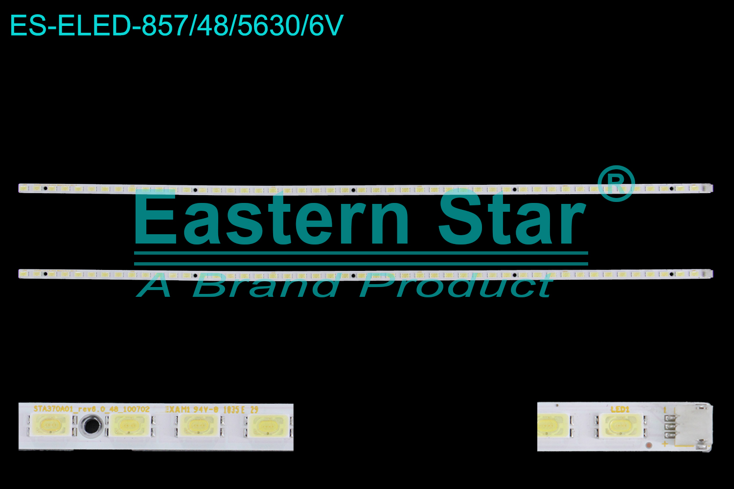 ES-ELED-857 ELED/EDGE TV backlight use for 37'' Tcl L37P11FBDE STA370A01-REV6.0_48_100702, T3704V60091437629_40140, 73.37T06.007-1-CS1 LED BACKLIGHT KITS(2)