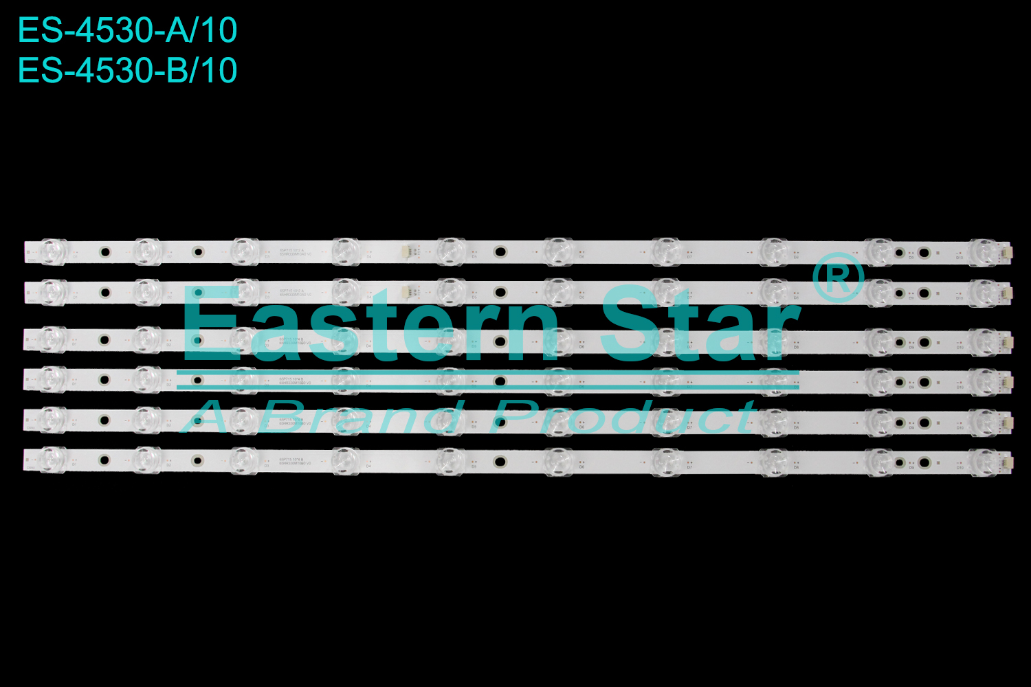 ES-4530 LED TV Backlight use for 65" Tcl  65V6E 65P715 10*2A 65HR330M10A0 V0 65P715 10*4B 65HR330M10B0 V0  LED BACKLIGHT KITS(6)