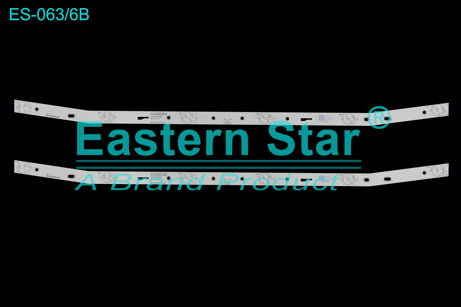 ES-063 LED TV Backlight use for Nevir/Yumatu 32'' 6LEDs JS-D-JP3220-061EC(60308) E32F2000 MCPCB led strips (2) V320BJ-PE1.REV.C1