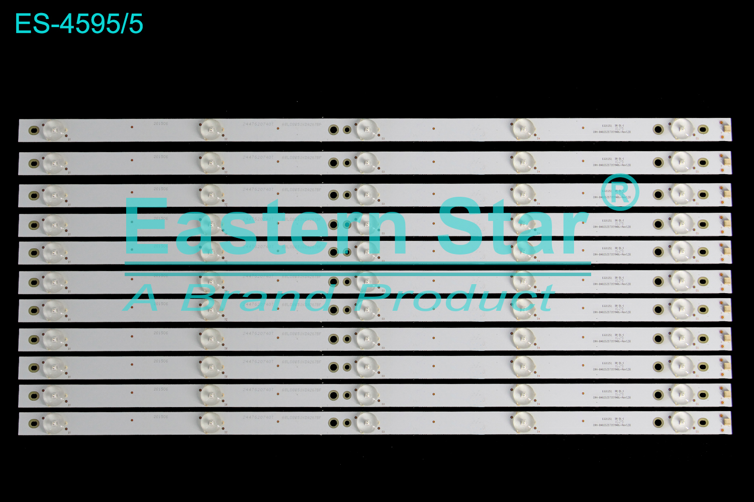 ES-4595 LED TV Backlight use for 48" Haier LE48AL88F51 CRH-B483535T05114BJ-Rev1.2B LED BACKLIGHT KITS(11)