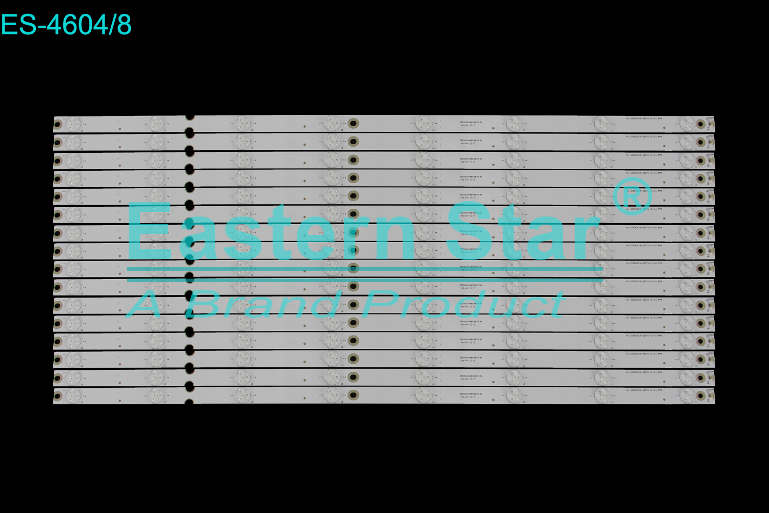 ES-4604 LED TV Backlight use for 65" Starsat 65D3503V1W8C1B67017M HYS-14P 2322 HL-00650A28-0801S-01 A4 8*16 LED BACKLIGHT KITS(16)