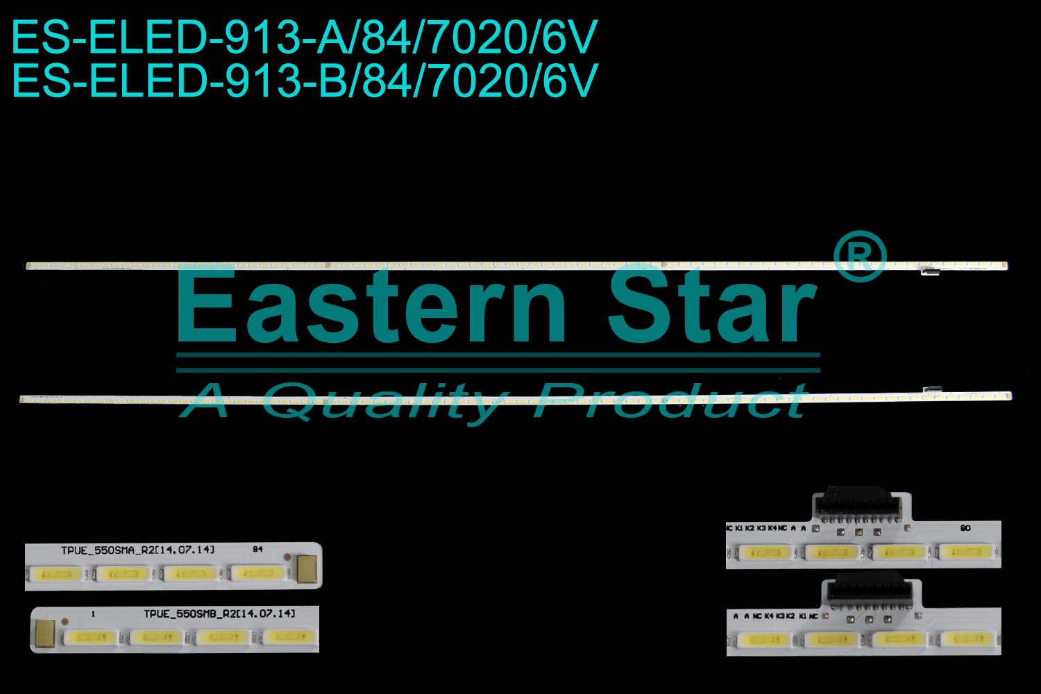 ES-ELED-913 ELED/EDGE TV backlight use for 55'' Samsung/Panasonic  TPUE_550SMA_R2[14.07.14] TPUE_550SMB_R2[14.07.14] LED BACKLIGHT KITS(2)