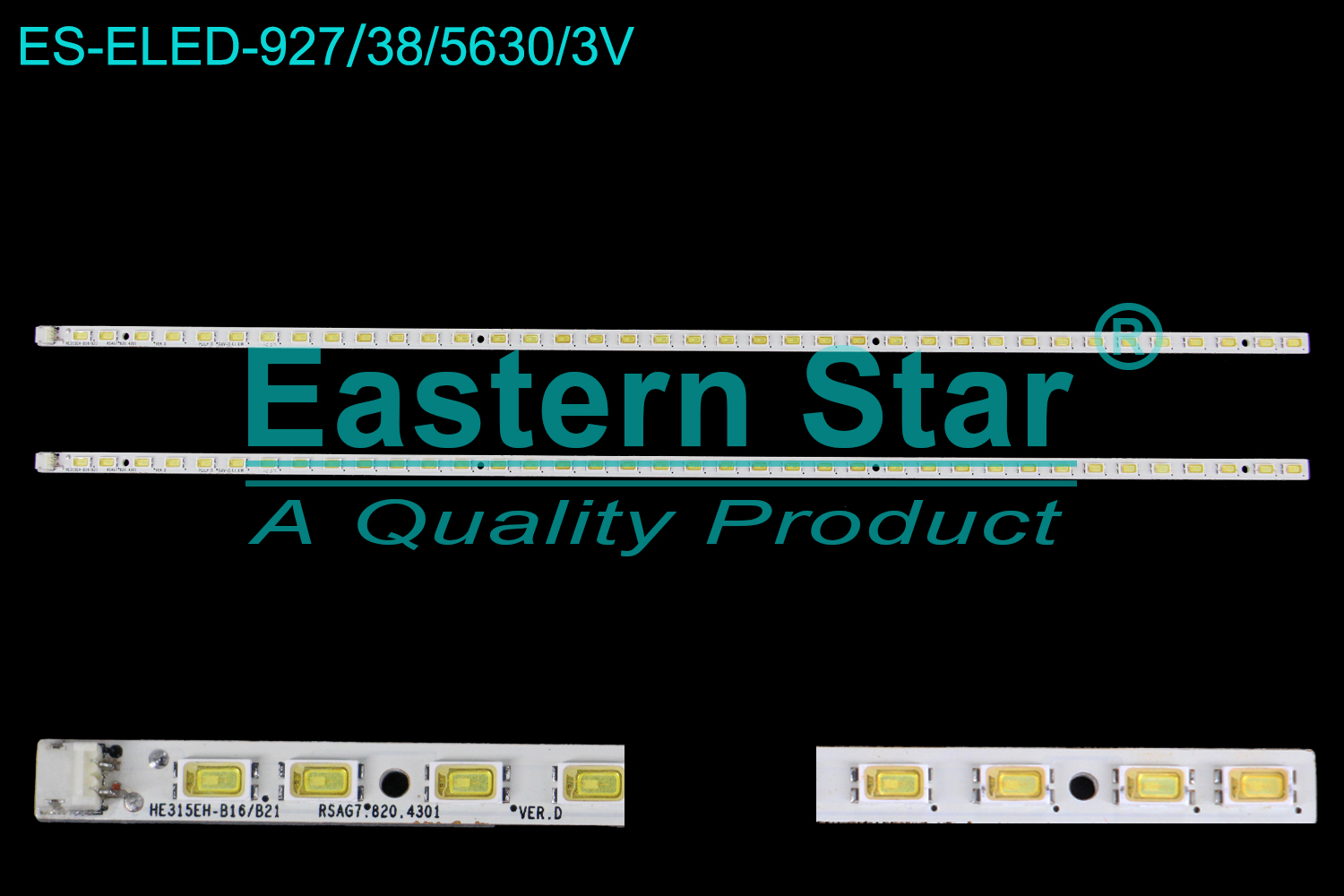 ES-ELED-927 ELED/EDGE TV backlight use for 32'' Emerson HE315EH-B16/B21/Hisense HE315EH HE315EH-B16/B21 RSAG7.820.4301 VER.D TX-154486-4301-B2-S-F129C-3UY-U0Y2 TX-154486-4301-B2-S-F129C-3WN-U0Y2 LED BACKLIGHT KITS(2)