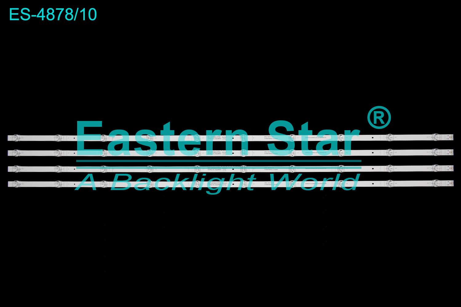 ES-4878 LED TV Backlight use for 55" Skyworth 55E392G 55H4 5800-W55000-FP00 VER02.00 20220805 SW55D10-ZC66AG-08 303SW550072D 9PAL-55G71L-00 D-D8AF50F60J-JXOBMA  LED BACKLIGHT KITS(4)