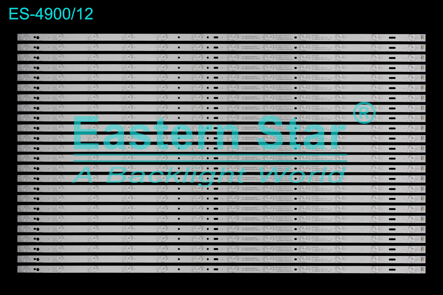ES-4900 LED TV Backlight use for 86" Seewo S86EA 3B12CX89817, HL-3F860A28-1201S-01A1, RF-EG860E30-1201S-02, RF-AK860E30-1201S-02, A-CNCS86D816 H75.HTAC09.00, HZ853535T241267J-Rev1.2B, AS8535352412B7CREV1.0 LED BACKLIGHT STRIP(24)