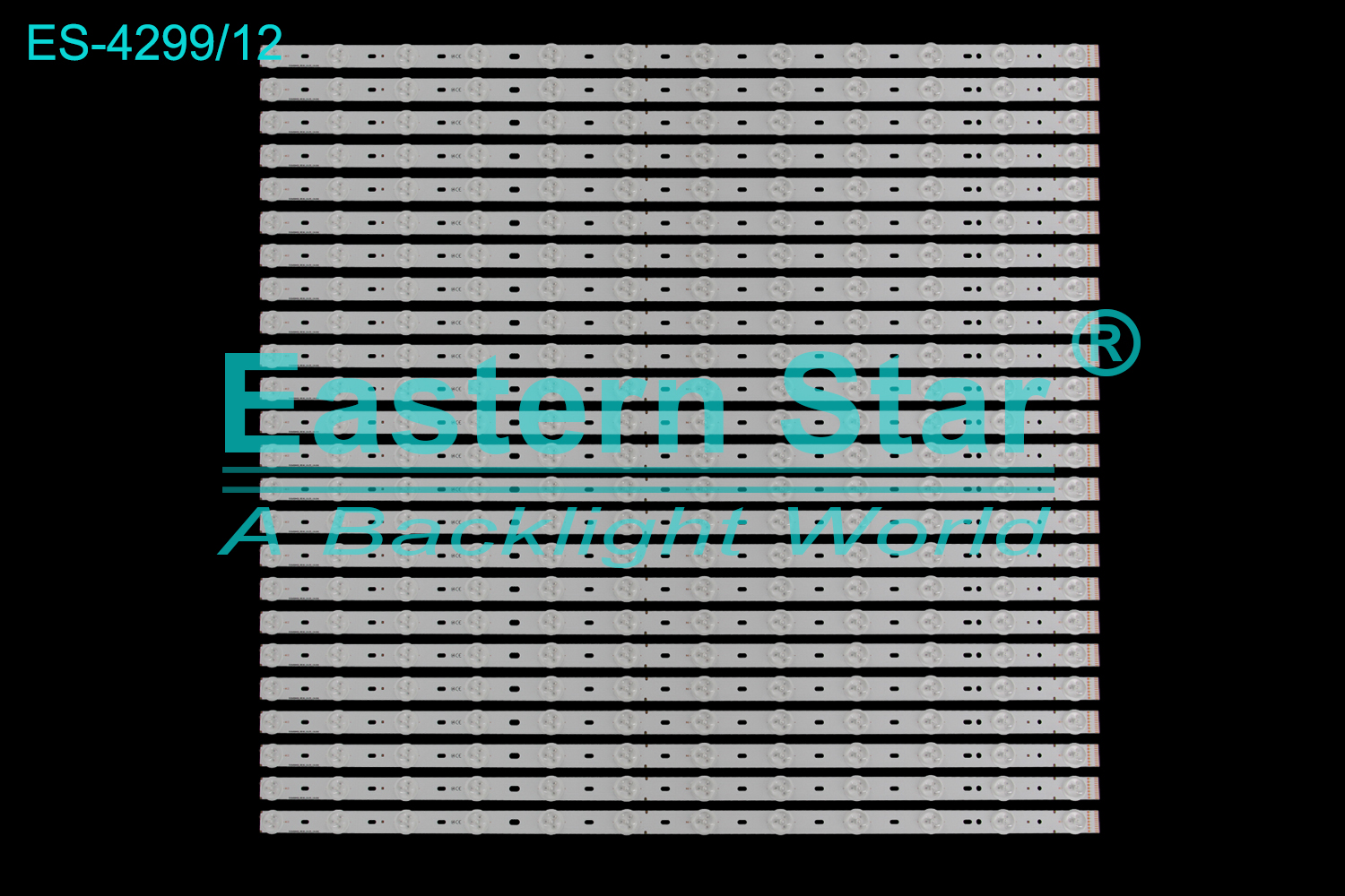 ES-4299 LED TV Backlight use for 65" Philips 65PSU9809/12 LJ07-01189A LJ07-01190A  SUS650A02_REV9_12LED_131205 LED STRIP(24)