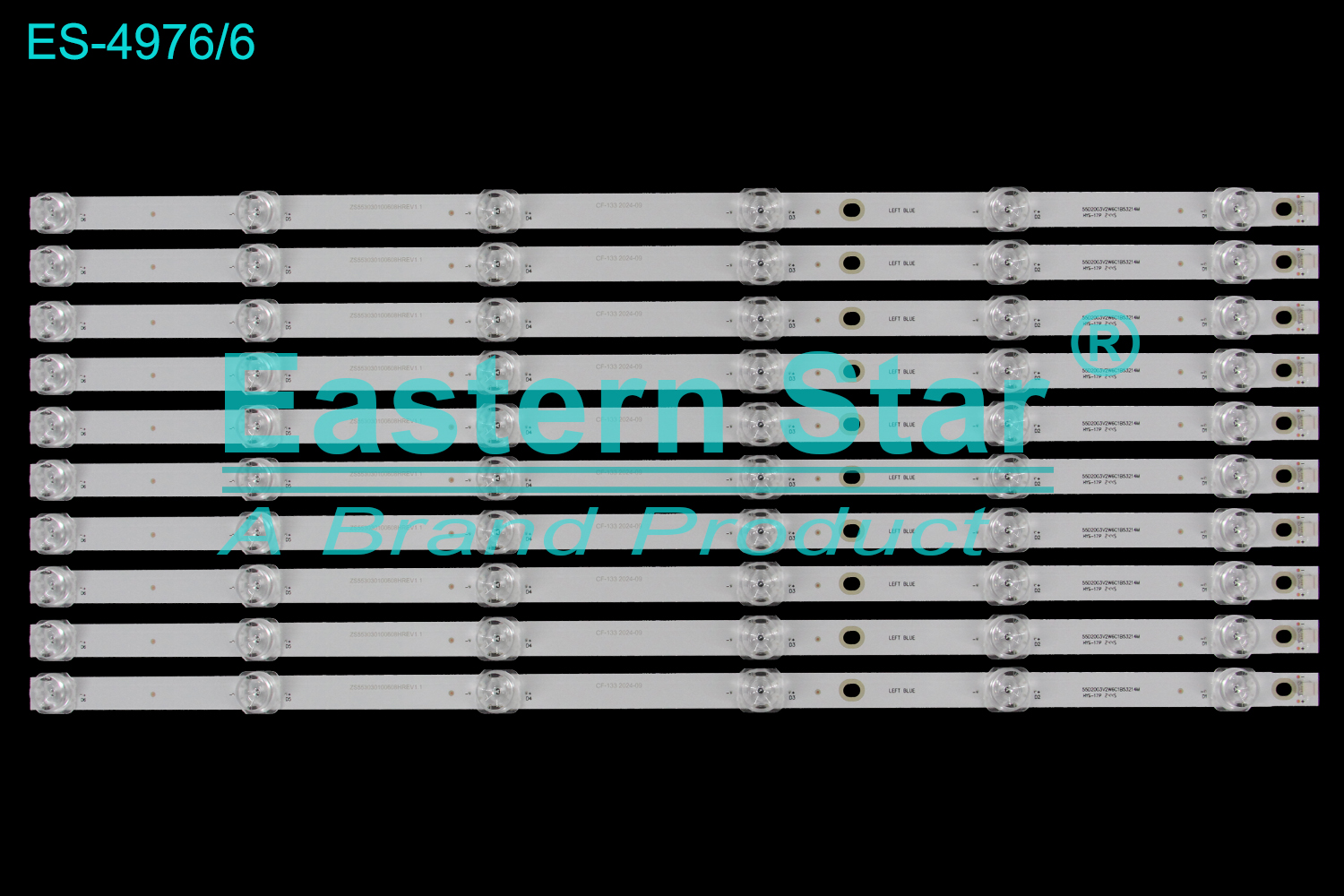 ES-4976 LED TV Backlight use for 55"  HuaWei  HD55KANS KD55KANA ZS553030100608HREV1.1 CF-133 2024-09 55D2003V2W6C1B53214M LED BACKLIGHT STRIP(10)