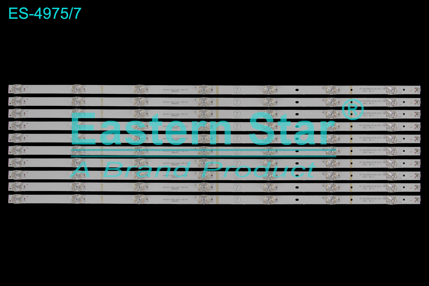 ES-4975 LED TV Backlight use for 65" Haier K65E30A 65V61  RF-BS650026SE30-0701 65K6  LED BACKLIGHT STRIP(10)