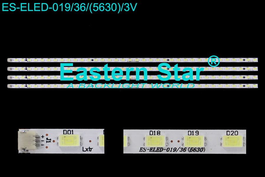 ES-ELED-019 ELED/EDGE TV backlight use for Beko/Arcelik 32'' 36LEDs BEKO-ARCELIC LED 36 AD.WT-31T12001-MXDX-X1-061-5419 led backlight strips(4)