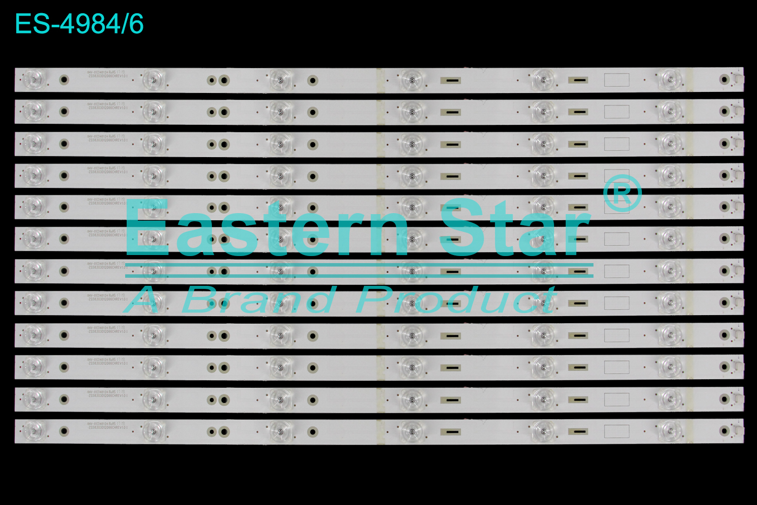 ES-4984 LED TV Backlight use for 58"  Changhong  58D3P ZS58303012066CHREV1.0 I Y158L07J2D2A5 850177543 206763 B170421B4DA LB-C580U16-E2-C-XRD LED BACKLIGHT STRIP(12)