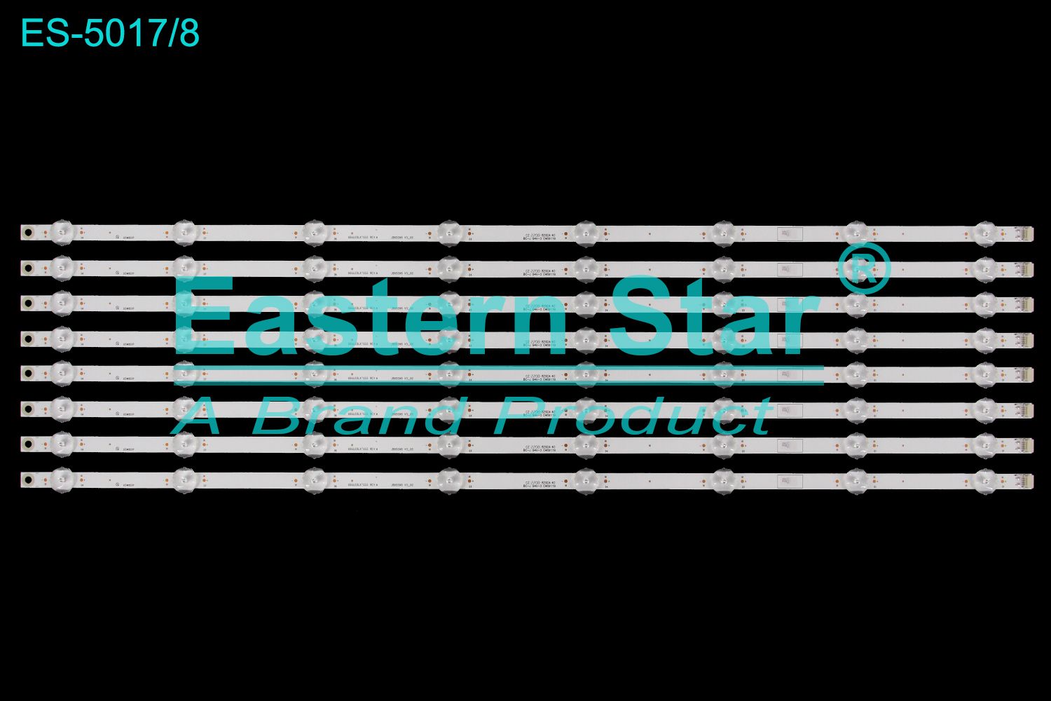 ES-5017 LED TV Backlight use for 65" Philips  65PUL7472/F7 65W8S1P UDUEDLXT033 REV.A LB65096 V0_00  LED BACKLIGHT STRIP(8)