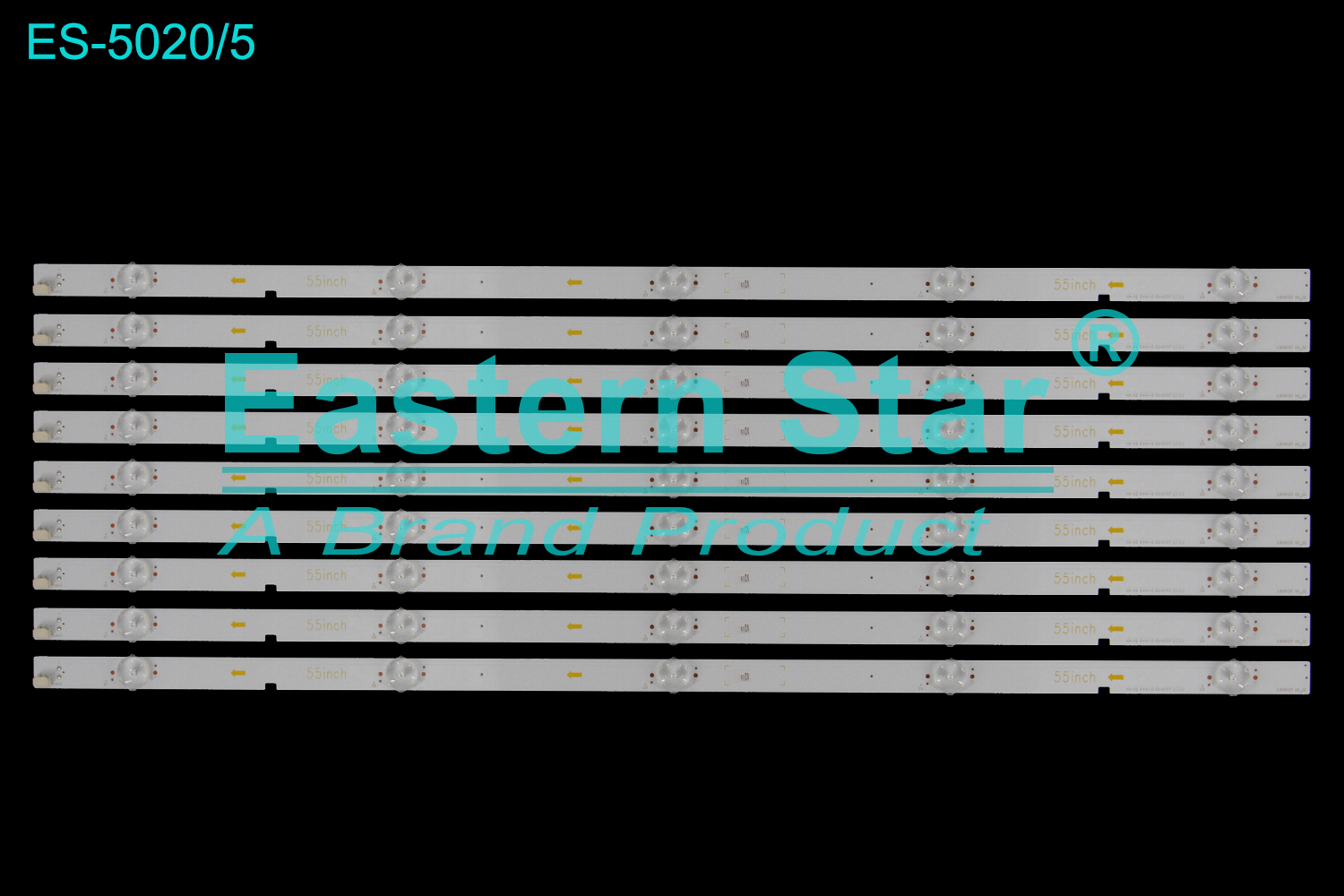 ES-5020 LED TV Backlight use for 55" Sony  KD-55X75K LB55157 V0_02 55inch  LED BACKLIGHT STRIP(9)