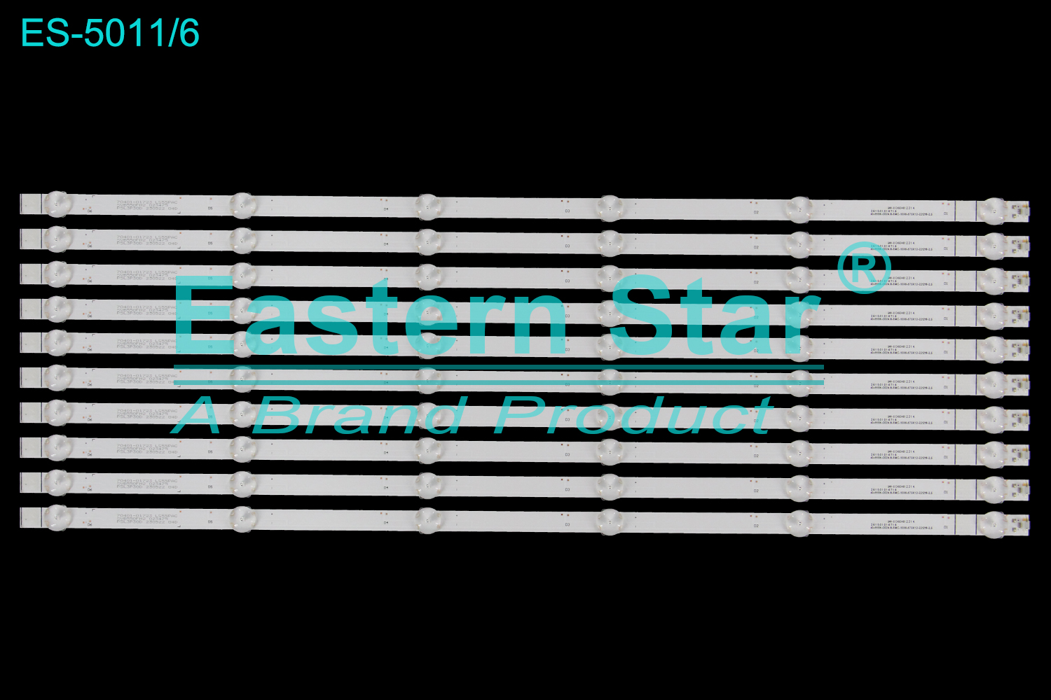 ES-5011 LED TV Backlight use for 55" Sony  KD-55X75WL , KD-55X77L , KD-55X77CL  261501016716 40-55SN-OD24.8-SMC-10X6-573X12-221216-2.5 70401-01723 LS55PAC SVB550FH2 023119 P5L3P30D 230522 04D LED BACKLIGHT STRIP(10)