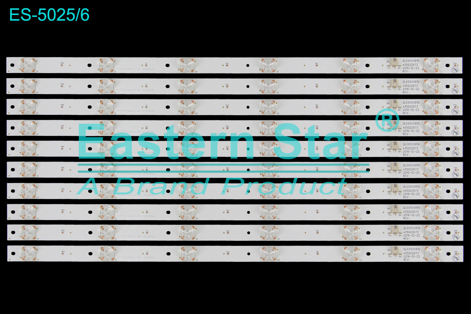 ES-5025 LED TV Backlight use for 55" Konka  LED55UC3 QLED55S61U*35022673 2016-12-22 LED BACKLIGHT STRIP(10)