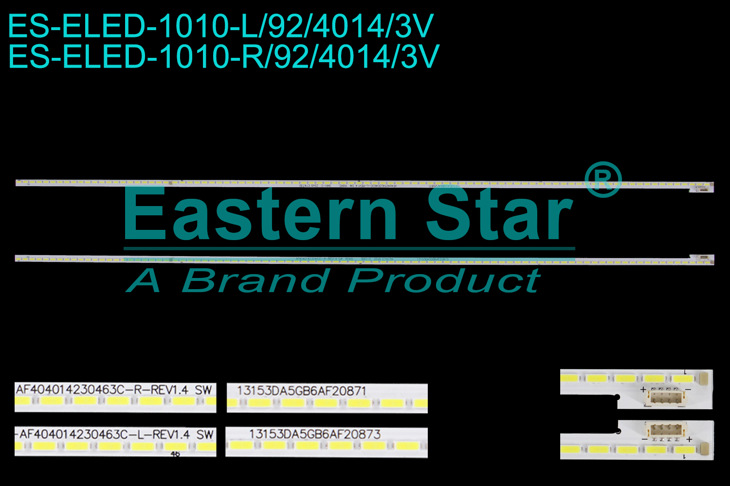 ES-ELED-1010 ELED/EDGE TV backlight use for 40'' Letv/Sharp L404FCNN LCD-40SF466A-BK 40SF468A-BK AF404014230463C-L-REV.1.4 SW 13153DA5GB6AF20871 AF404014230463C-R-REV.1.4 SW 13153DA5GB6AF20873 LED BACKLIGHT STRIP(2)