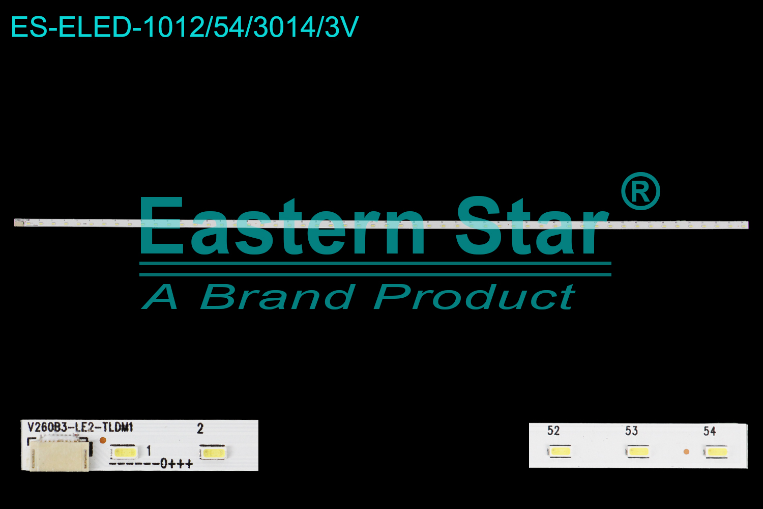 ES-ELED-1012 ELED/EDGE TV backlight use for 26'' Sony  KDL-26EX553 V260B3-LE2-TLDM1  LED BACKLIGHT STRIP(1)