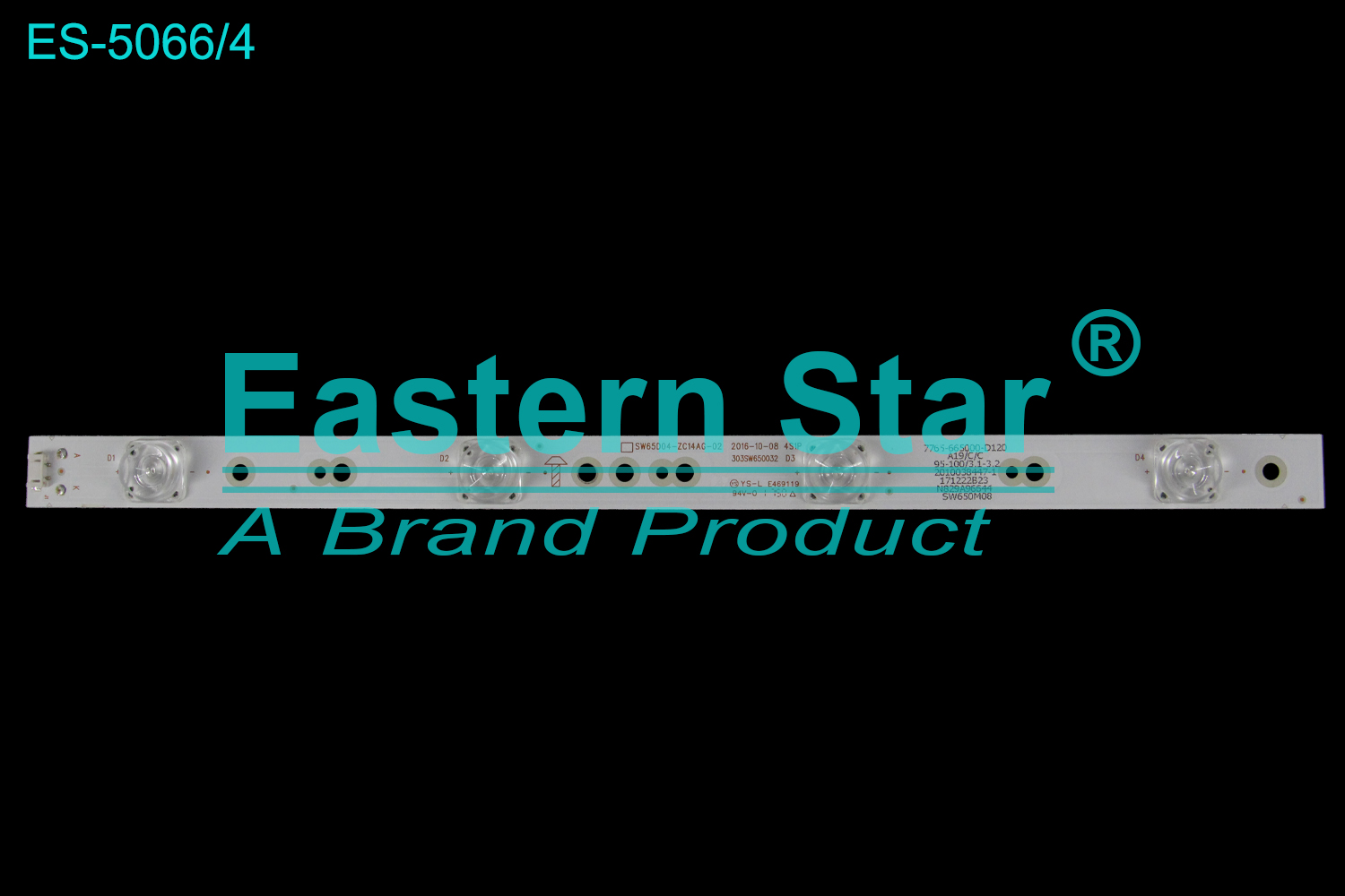 ES-5066 LED TV Backlight use for 65" Panasonic / Skyworth TH-65DX500C TH-65DX880C 65F6  65F5A Sw65s6sug TH-65EX550W  SW65D04-ZC14AG-02 303SW650032 5845-W65006-0P10 7765-665000-D120 SW650M082 LED BACKLIGHT STRIP(30)