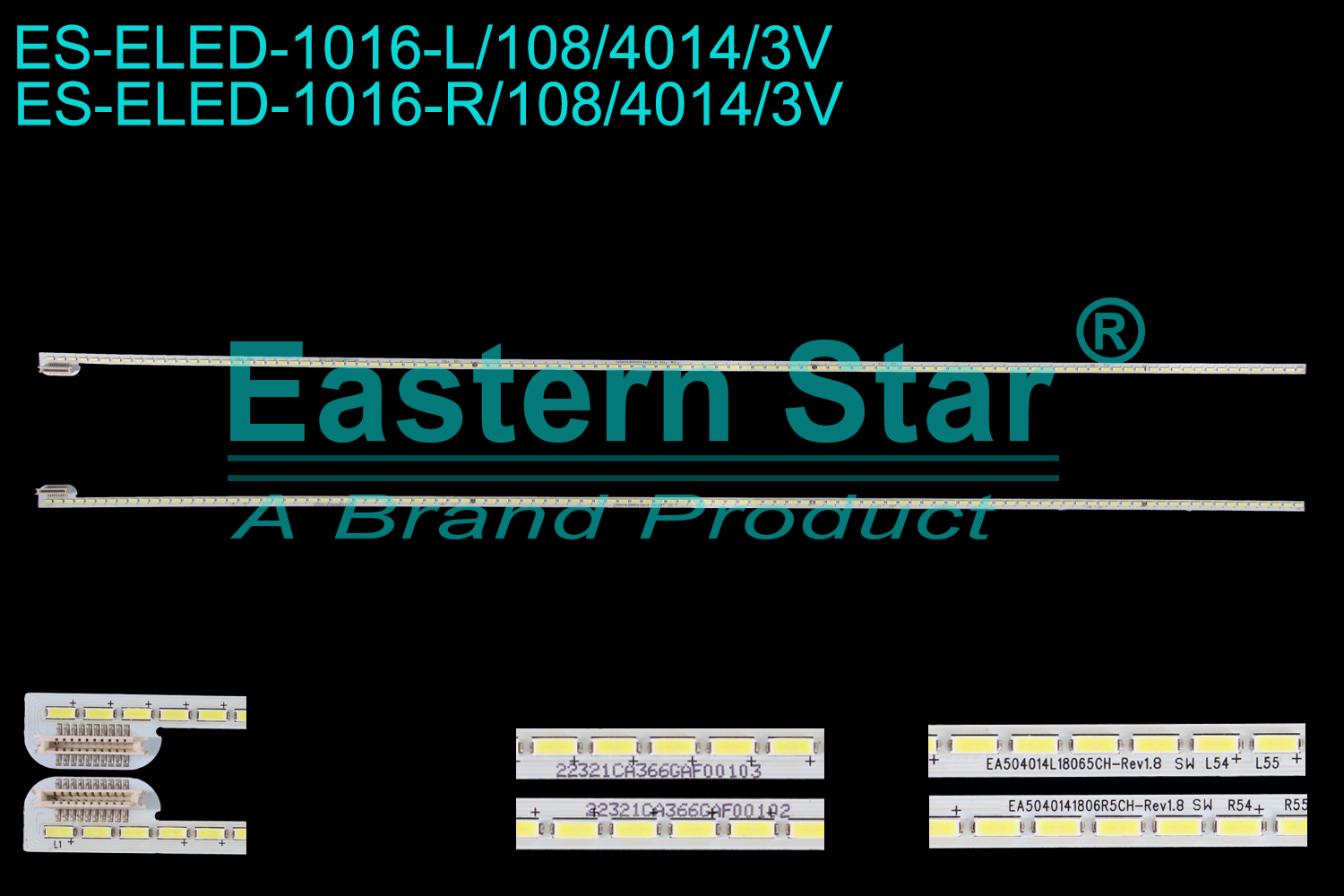 ES-ELED-1016 ELED/EDGE TV backlight use for 50'' Letv L504FCNN CRH-EA504014L18065CH-Rev1.8, CRH-EA5040141806R5C-Rev1.8  LED BACKLIGHT STRIP(2)