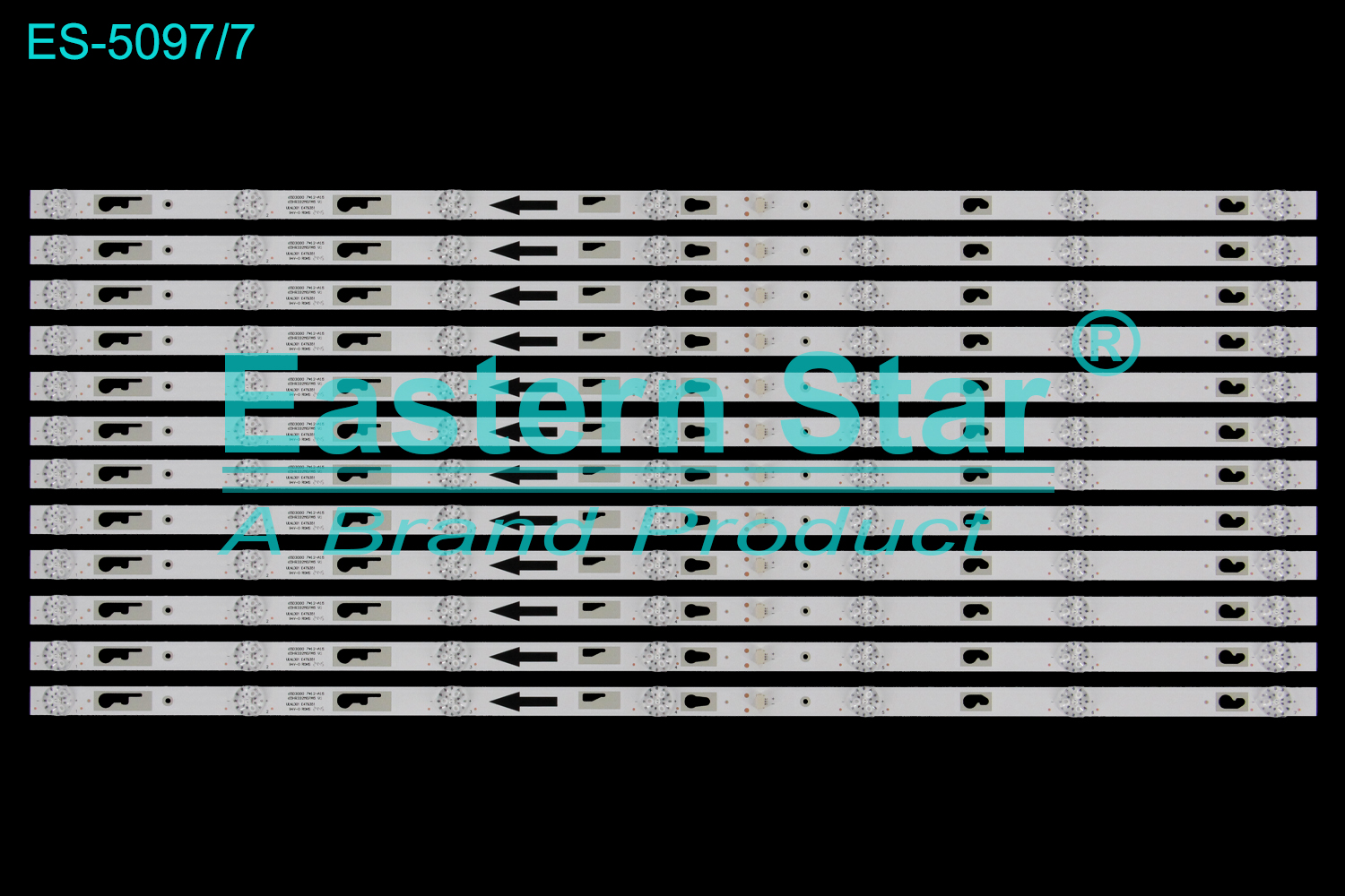 ES-5097 LED TV Backlight use for 65" Xiaomi L65M5-5ASP 65D3000 7*12-A15 65HR332M07A5 V1 ULNLD01 E479351  LED BACKLIGHT STRIP(12)