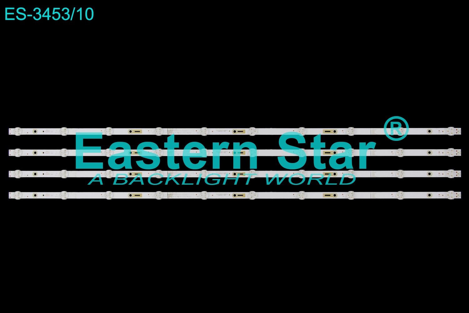 ES-3453 LED TV Backlight use for 43" SJ.CX.D4301001-2835BS-M LED STRIP(4)