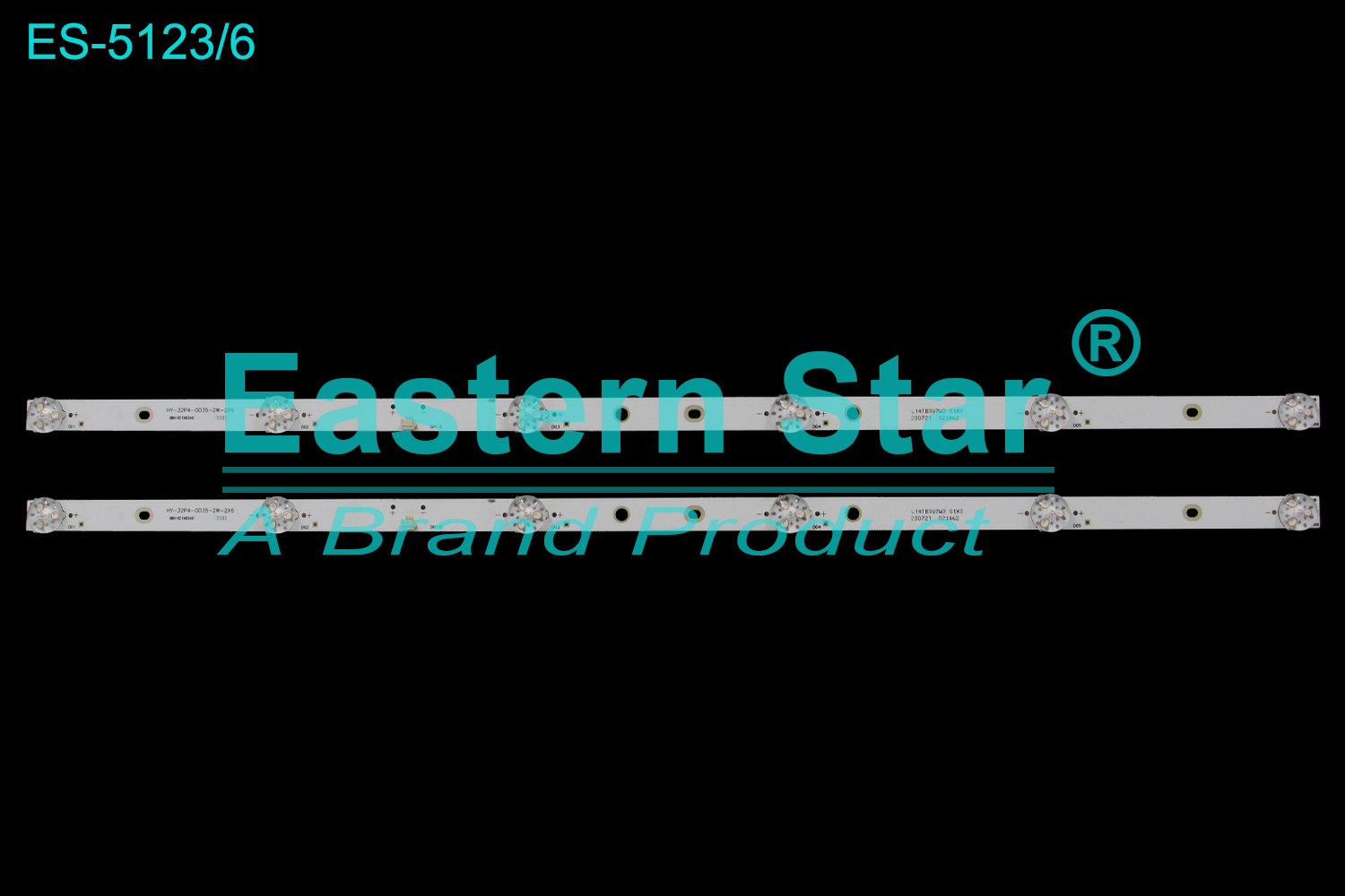 ES-5123 LED TV Backlight use for 32"  HY-32P4-0D35-2W-2X6  LED BACKLIGHT STRIP(2)