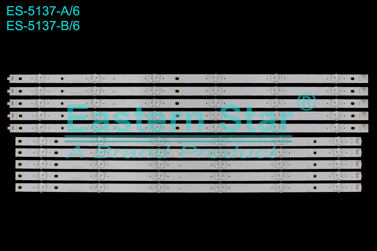 ES-5137 LED TV Backlight use for 60"  Sharp 4T-B60CJ1U  LB60017 V0_03, LB60017 V1_03 LED BACKLIGHT STRIP(10)