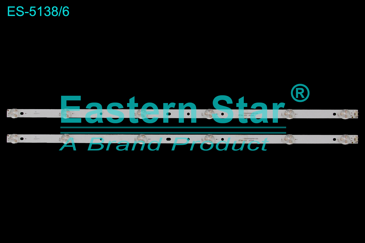 ES-5138 LED TV Backlight use for 32"  YDW32D2WD06-D01  LED BACKLIGHT STRIP(2)