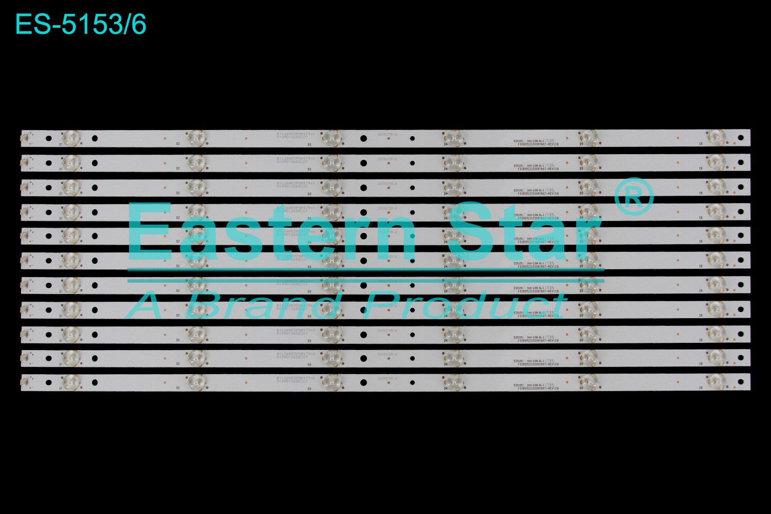 ES-5153 LED TV Backlight use for 55"  Haier LS55AL88U88 CRH-F55R81S353506116AT-REV1.0B  LED BACKLIGHT STRIP(11)