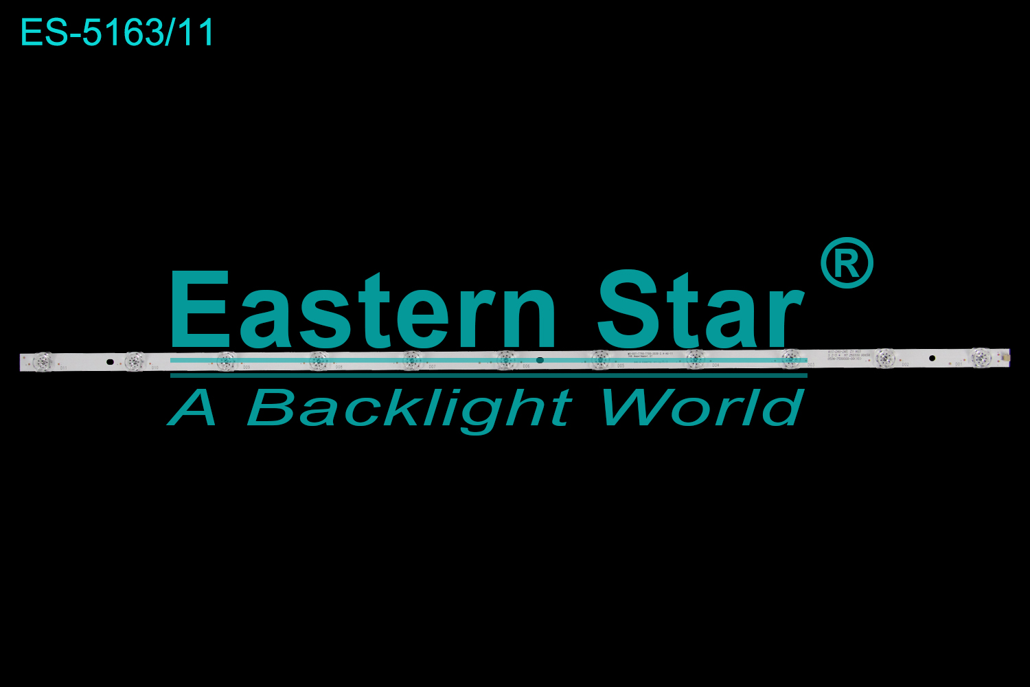 ES-5163 LED TV Backlight use for 75"  MS-0DT-T750-T700-3030-2.4-AAX-11  LED BACKLIGHT STRIP(/)